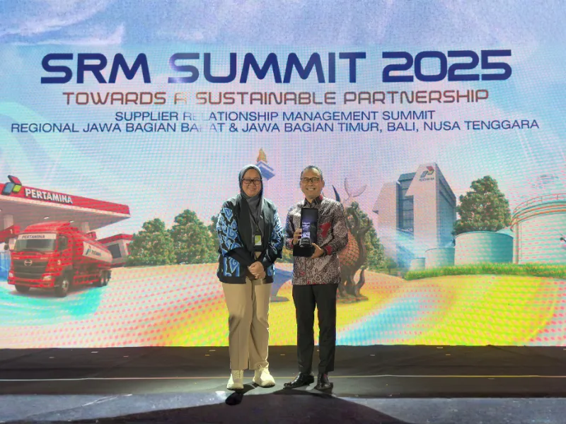 Ukir Prestasi Best Pertamina Affiliate Ajang Supplier Relationship Management (SRM) Summit 2025