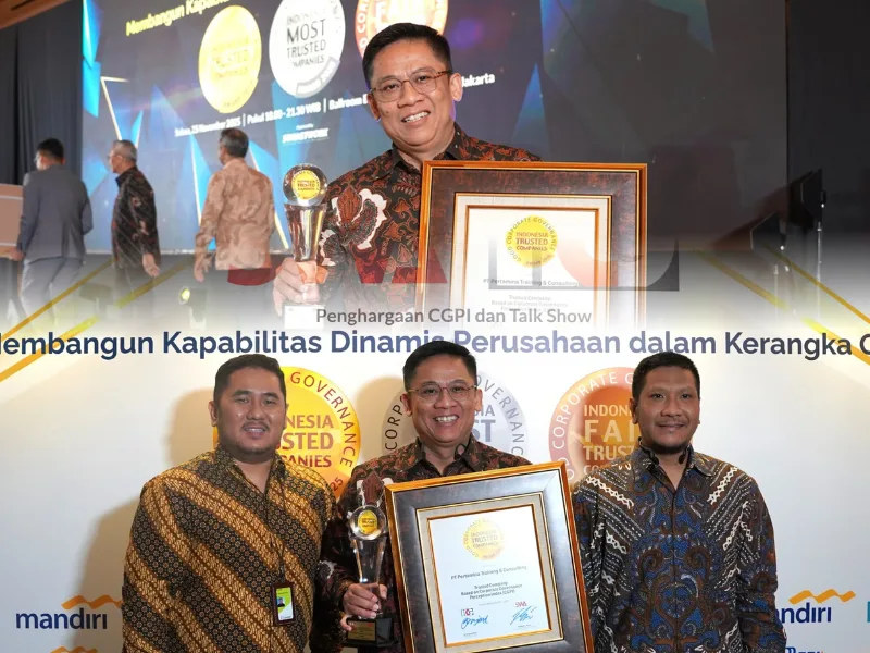 Indonesia GCG Award 2025 : PTC Raih Trusted Company dengan standar GCG akuntabel & keberlanjutan