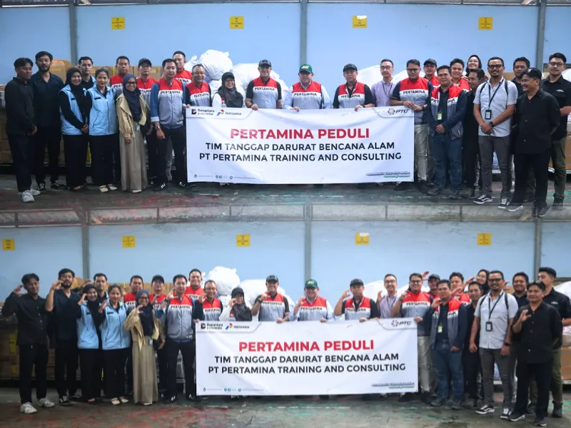Pertamina Peduli : PTC Gerak Cepat Salurkan Bantuan untuk Korban Banjir Sumatra