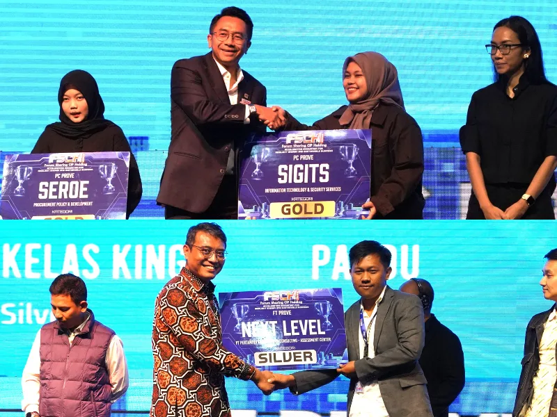 Dorong Inovasi Berkelanjutan di Lingkup Pertamina Group, Dua Gugus PT Pertamina Training and Consulting Raih Kategori Gold dan Silver di Forum CIP Holding 2025