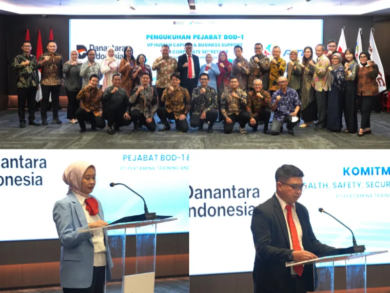 Pengukuhan Pejabat VP Human Capital & Business Support  dan Corporate Secretary PT Pertamina Training and Consulting