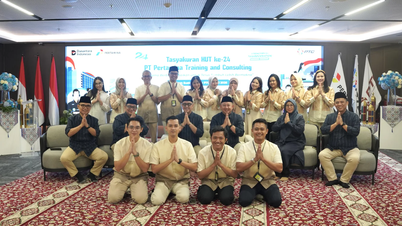 Tasyakuran HUT ke-24 PT Pertamina Training and Consulting “Bersama Berbagi Kebaikan untuk Terus Tumbuh Lebih Bermakna”