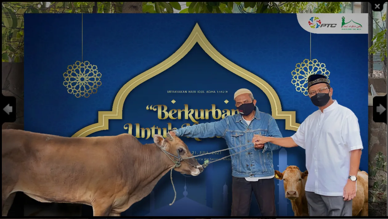 PT PERTAMINA TRAINING CONSULTING MERAYAKAN IDUL ADHA DENGAN BERBAGI KEBAHAGIAAN