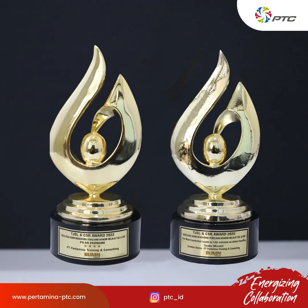 Komitmen dalam Pemberdayaan, PT Pertamina Training and Consulting Raih 2 Penghargaan TJSL & CSR Award 2022