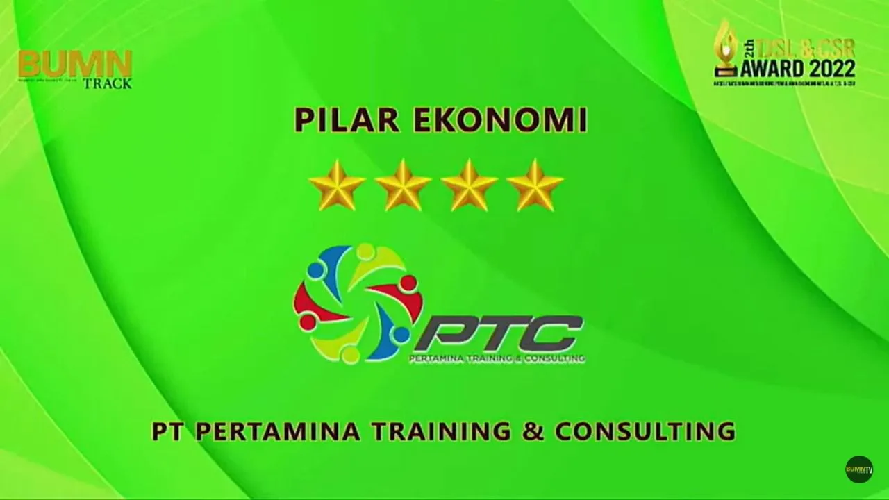 Komitmen dalam Pemberdayaan, PT Pertamina Training and Consulting Raih 2 Penghargaan TJSL & CSR Award 2022
