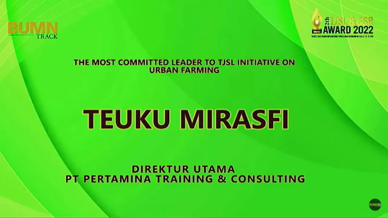 Komitmen dalam Pemberdayaan, PT Pertamina Training and Consulting Raih 2 Penghargaan TJSL & CSR Award 2022