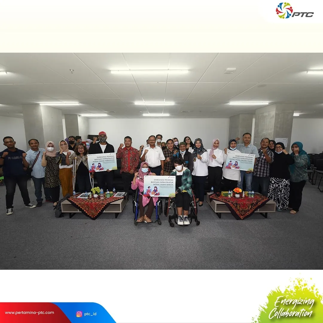 LANJUTKAN SEMANGAT BERDIKARI, PTC KEMBALI KUKUHKAN UKM BINAAN DARI PELATIHAN KEWIRAUSAHAAN