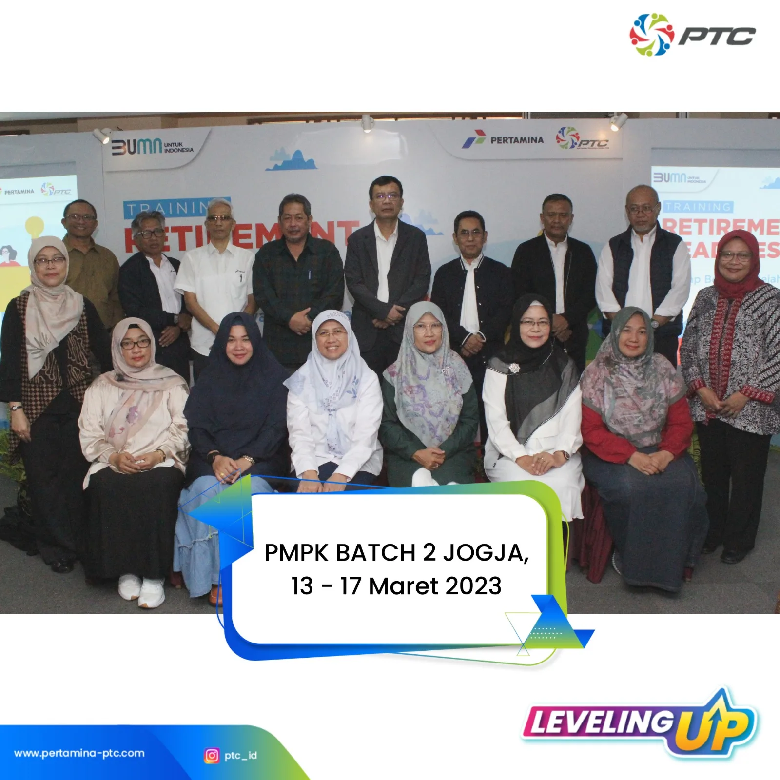 Pembekalan Masa Purna Karya (PMPK) kolaborasi antara PT Pertamina Training and Consulting dan Pertamina Corporate University