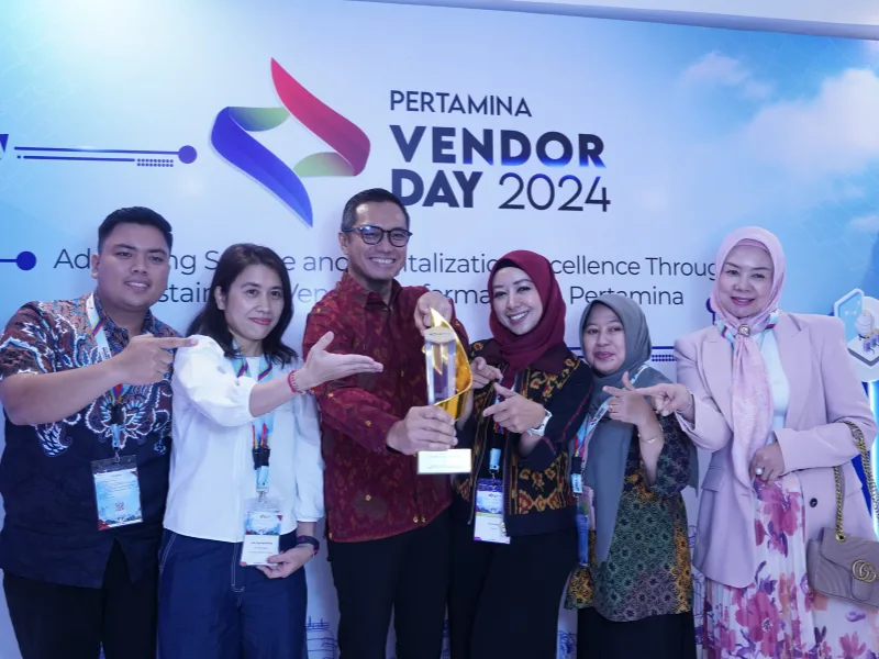 Penghargaan Pertamina Vendor Day, PTC Terbaik untuk Kategori Vendor Golongan Usaha Besar