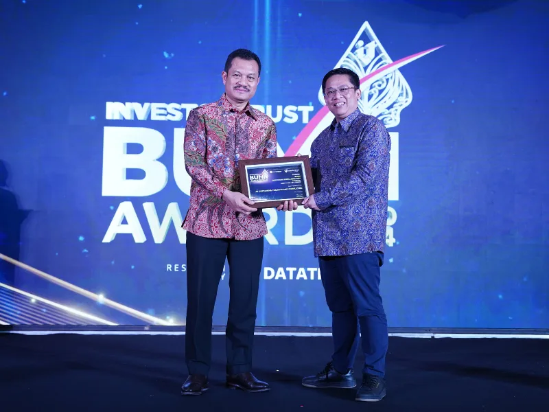 PTC Raih Penghargaan BUMN Corporate Excellence Award dalam Ajang Investortrust BUMN Awards 2024