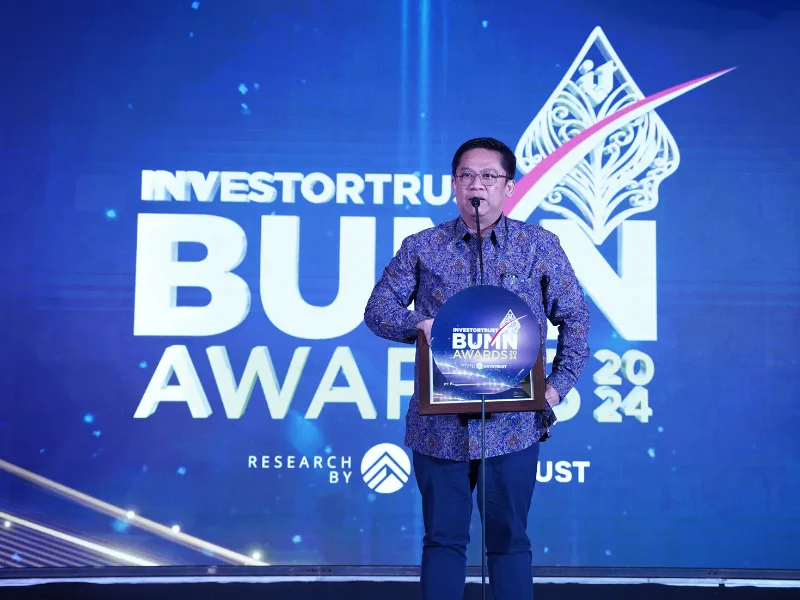 PTC Raih Penghargaan BUMN Corporate Excellence Award dalam Ajang Investortrust BUMN Awards 2024