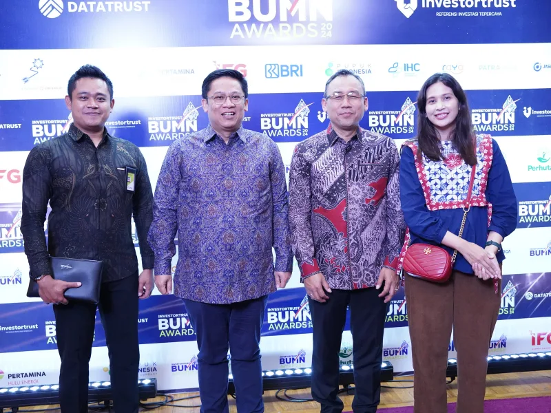 PTC Raih Penghargaan BUMN Corporate Excellence Award dalam Ajang Investortrust BUMN Awards 2024
