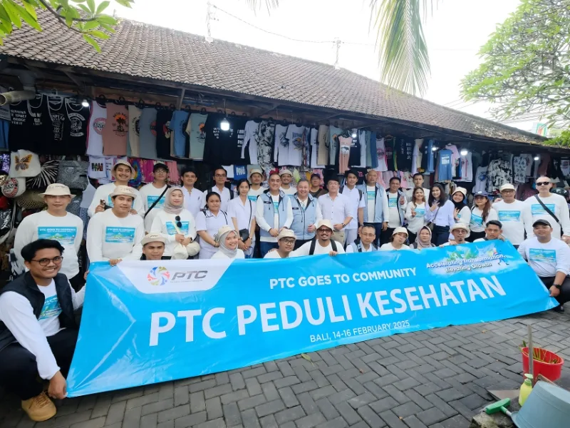 PTC Peduli Kesehatan - Cek Kesehatan Gratis Pedagang dan Pengunjung di Pasar Seni Legian dan Badung