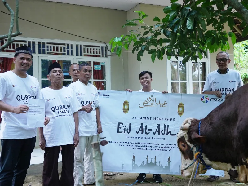 PTC Rayakan Iduladha 2025 dengan Berbagi Qurban  untuk Masyarakat Garut dan Banten