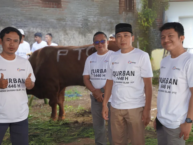 PTC Rayakan Iduladha 2025 dengan Berbagi Qurban  untuk Masyarakat Garut dan Banten